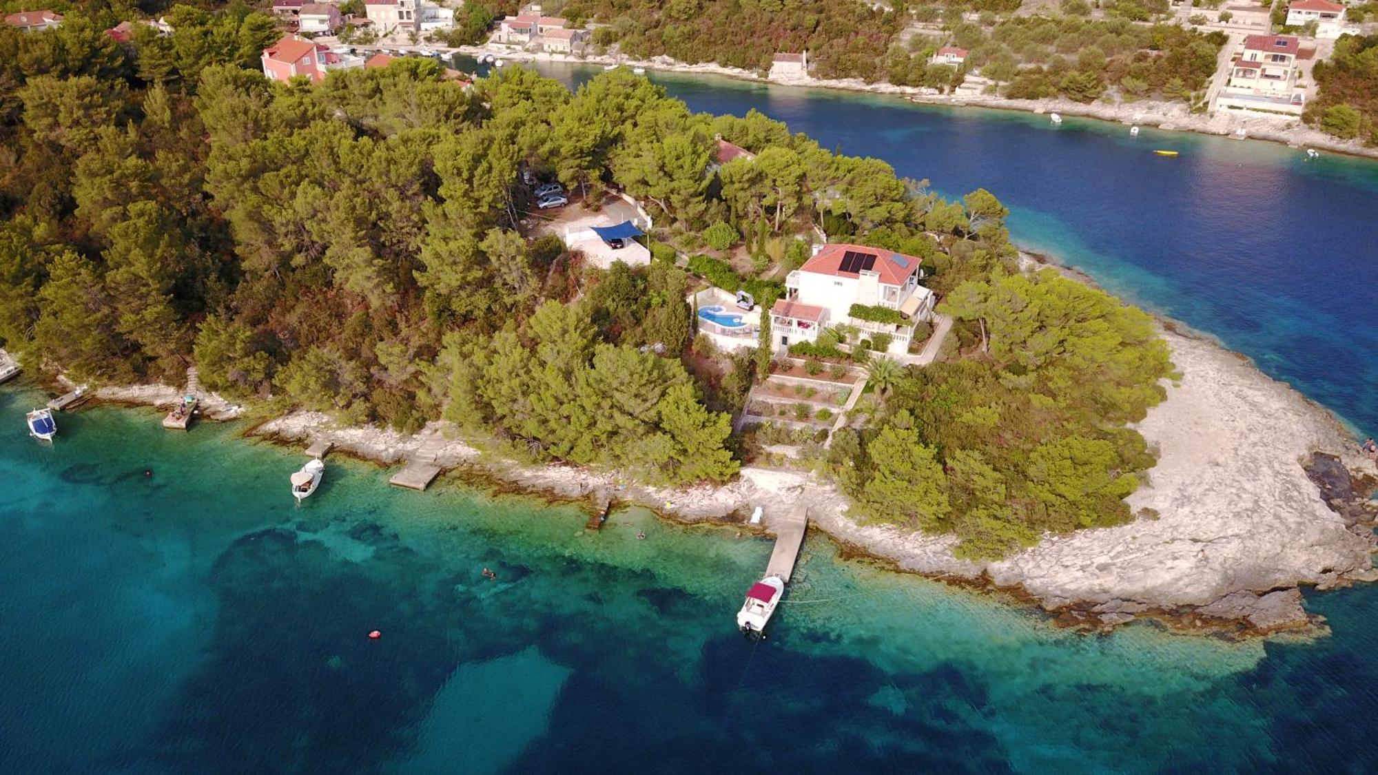 Waterfront Villa With Pool Vela Luka Zewnętrze zdjęcie